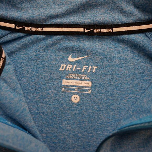 Men's DRI-FIT Nike Blue Light Sweater, Running Sweater, Size Medium - Picture 3 of 6